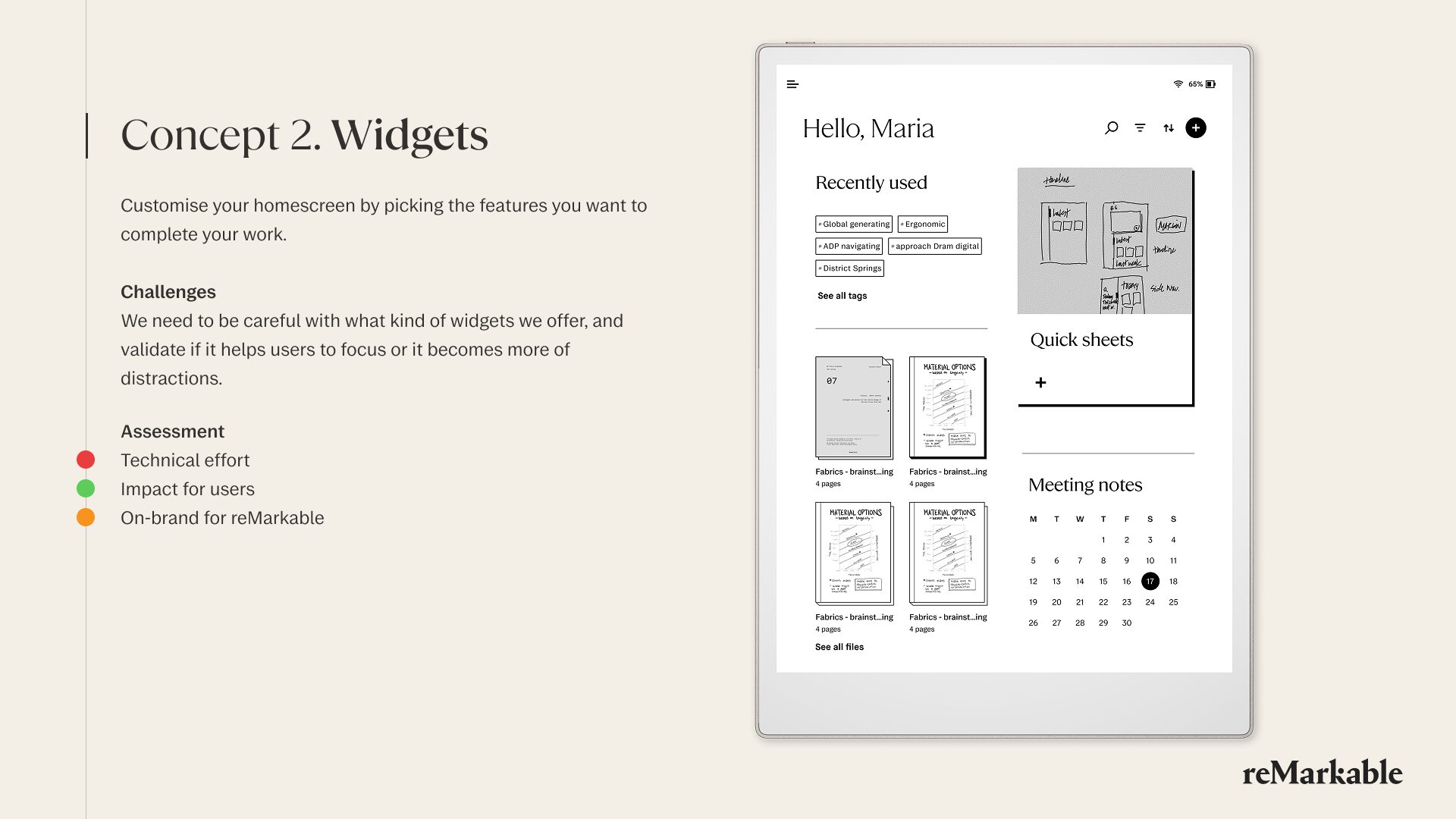 Concepts 2: Widgets